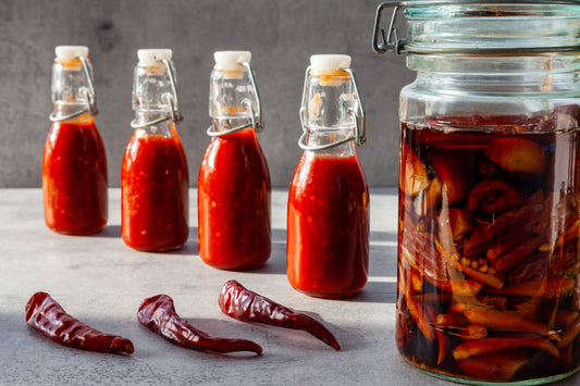 Hot Sauce from Dried Peppers Recipe