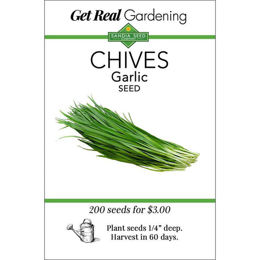 Chives - Garlic Seeds - Mild Garlic Flavor and Aromatic