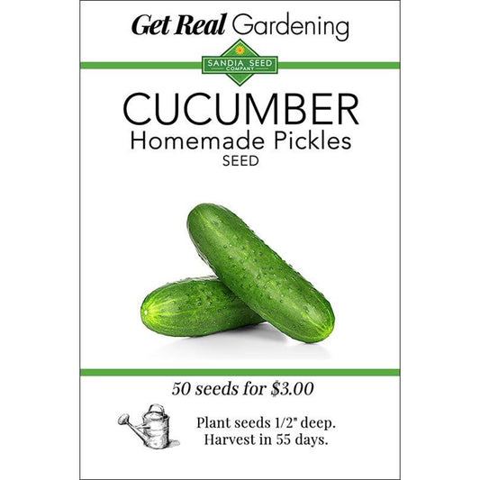 Cucumber Seeds - Homemade Pickles - Firm and Crisp, Disease-Resistant