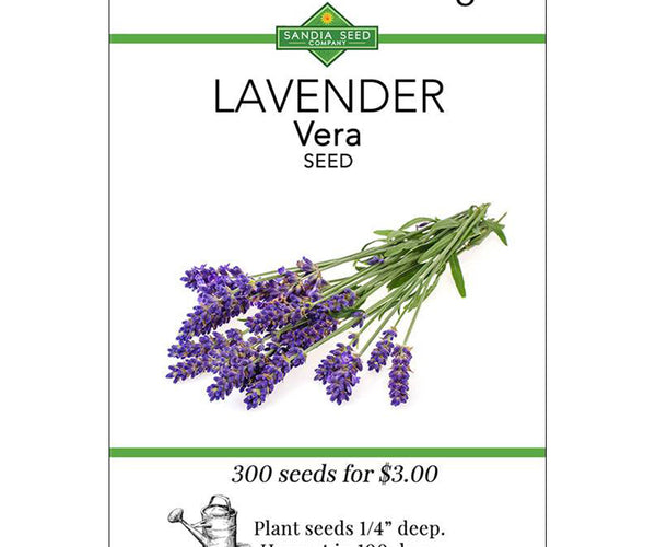 Lavender Vera Seeds - English Heirloom - Cold-Hardy, Fragrant Blooms