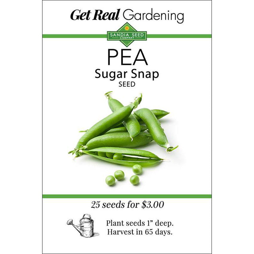 Sugar Snap Pea Garden Seeds - Crisp and flavorful. Easy to grow