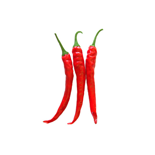 Cayenne Ring of Fire Pepper Seeds produce long, slender red peppers with intense heat, ideal for drying, sauces, and flakes in home gardens.