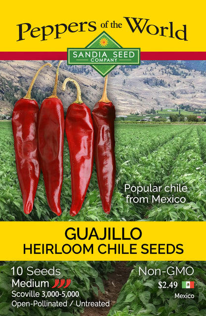 Guajillo Chile Seeds - Sandia Seed Company