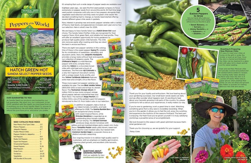 2026 Seed Catalog - Peppers of the World