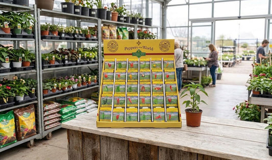 Wholesale Seeds - Table top display from Sandia Seed