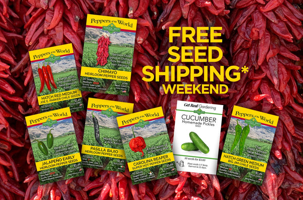 FREE SEED SHIPPING WEEKEND!