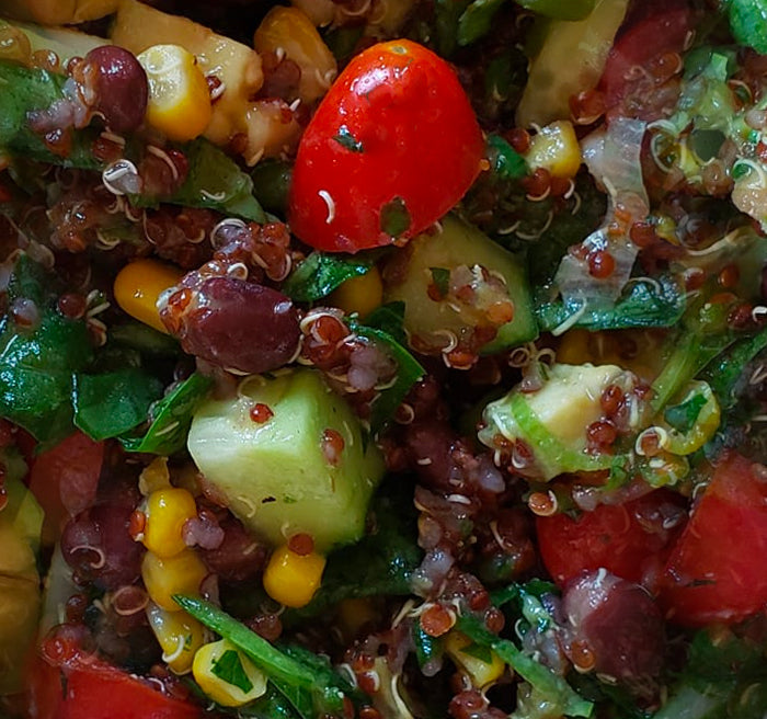 Green Chile Quinoa Salad Recipe

