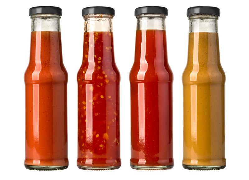 Chocolate, White, Yellow and Red Hot Sauce Recipe

