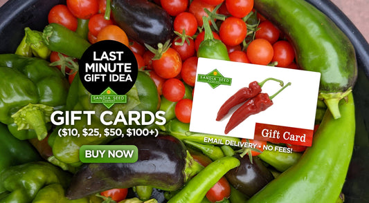 Gardening gifts under $10 - Gift Card for Seeds!