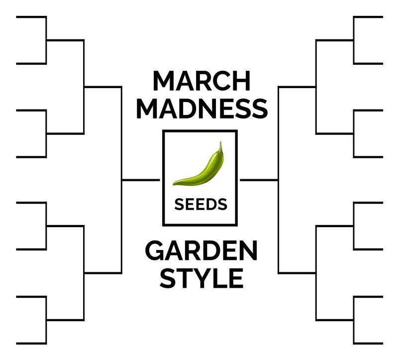 Reseeding the Sweet 16: March Madness - fun seed gardening graphic

