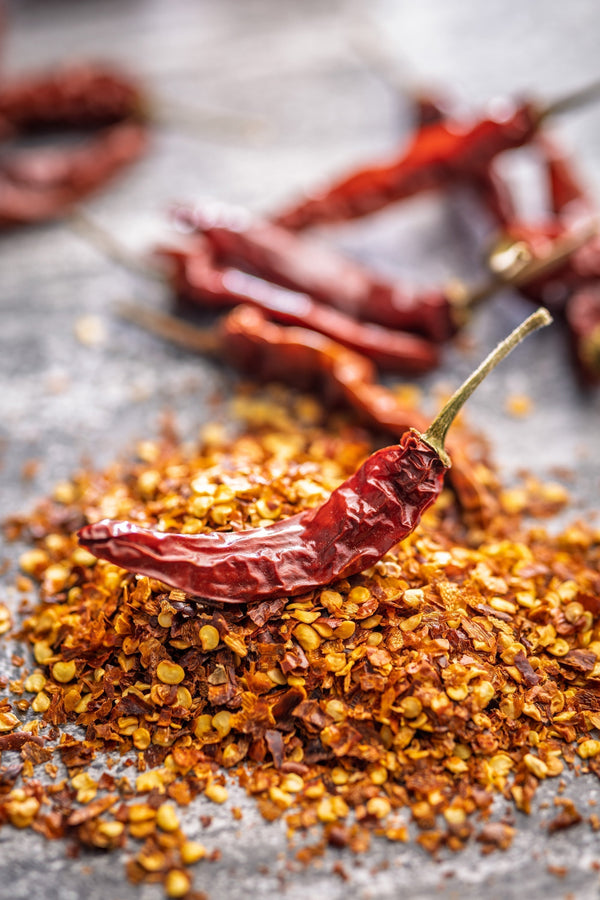 Health Benefits of Hot Peppers: There are lots of benefits to eating red hot peppers, including dried peppers.
