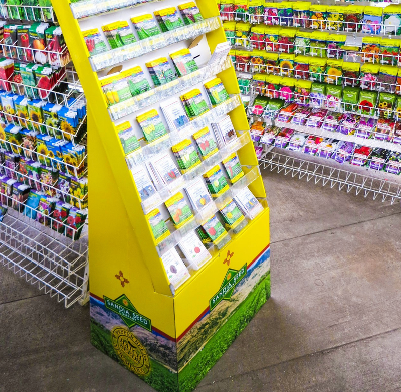 Hatch Green Chile Seeds in Denver, Colorado - Seed Display at Nick's

