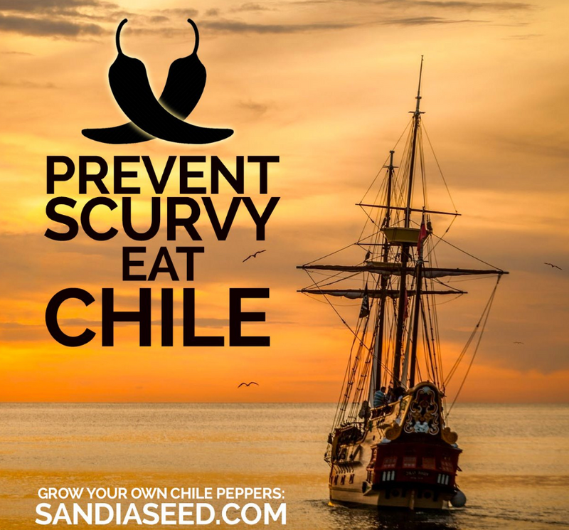 Vitamin Packed Chile Peppers Save Lives! Prevent Scurvy, eat Chile

