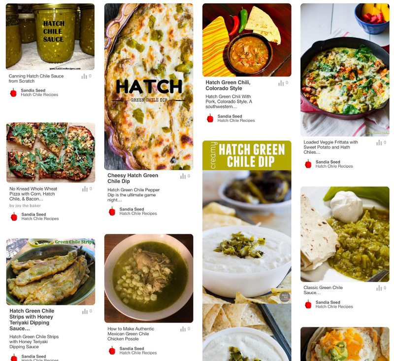 Hatch Chile Recipes - Instagram feed

