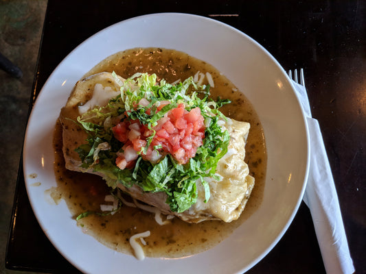 Green Chili Recipe (Vegetarian) - ON SMOTHERED BURRITO