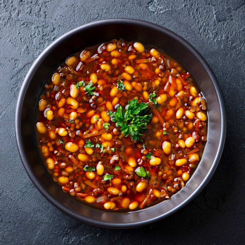 Spicy Vegetarian Chili Recipe - bowl of chile