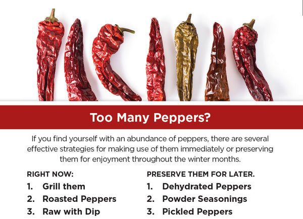 What to do with a lot of Peppers?