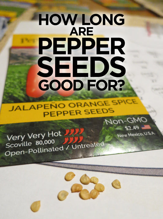 How long are pepper seeds good for?