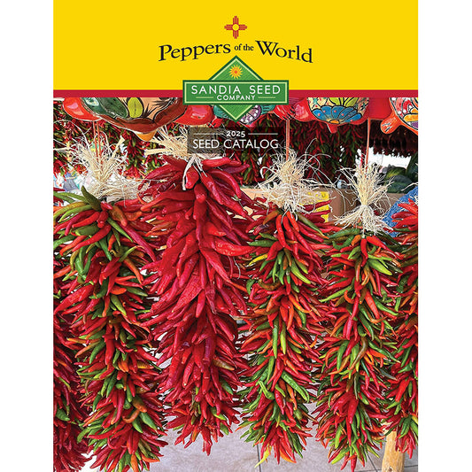 Sandia Seed Catalog - Showcases the seeds we offer - Plus recipes and growing tips