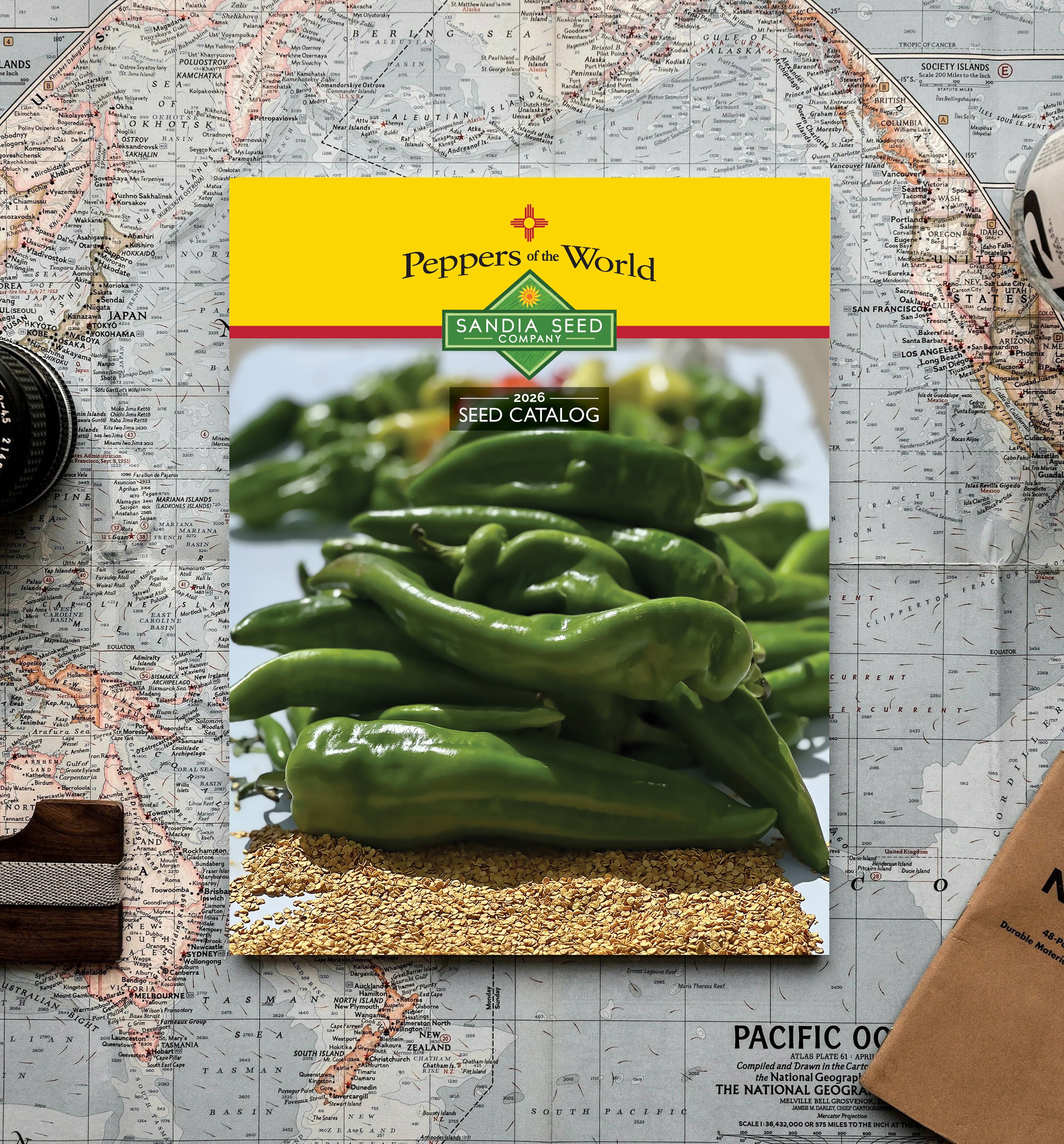 Sandia Seed Catalog - Showcases the seeds we offer - Plus recipes