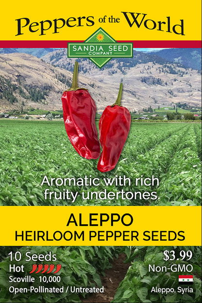 Wholesale Pepper Seed Assortment - 30 Varieties - 180 packets WITHOUT Countertop Display