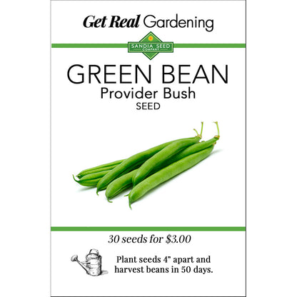 Provider Green Bush Bean Seeds - Reliable Growth and Great Flavor
