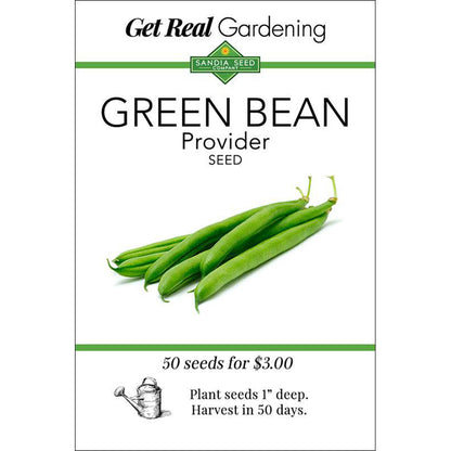 Provider Green Bush Bean Seeds - Reliable Growth and Great Flavor