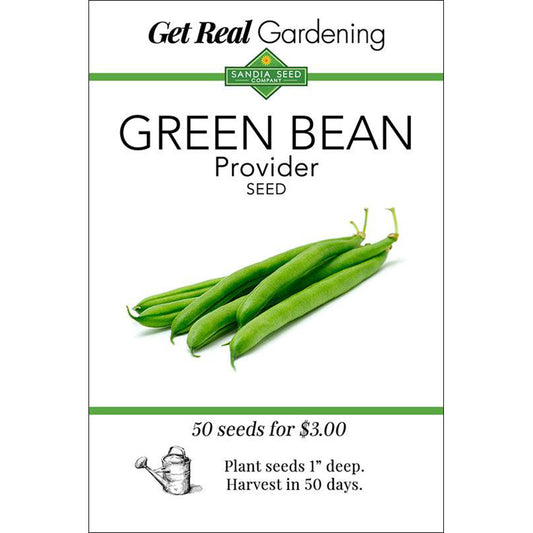 Provider Green Bush Bean Seeds - Reliable Growth and Great Flavor