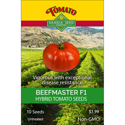 Beefmaster F1 Tomato Seeds - Big Flavor - Vigorous Disease Resistant