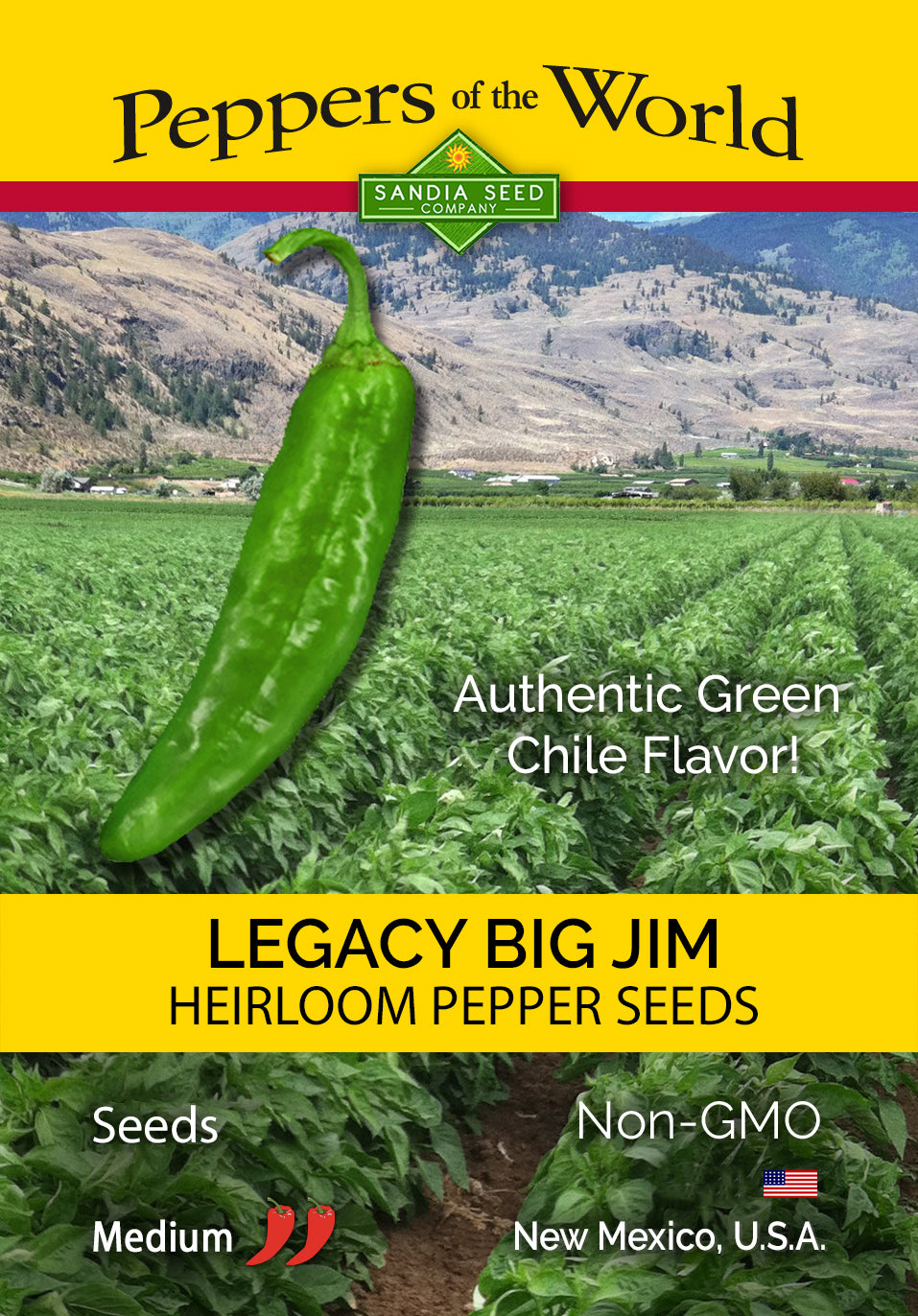 BULK Big Jim Legacy - 1 oz. Chile Seeds