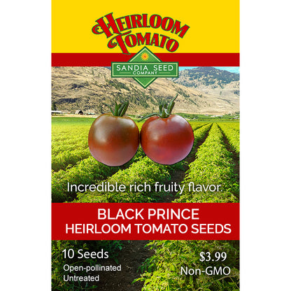 Black Prince Tomato Seeds - Heirloom with Rich Fruity Flavor