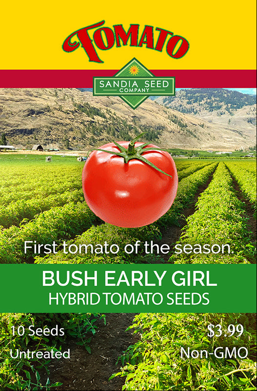 Tomato - Bush Early Girl Hybrid Seeds