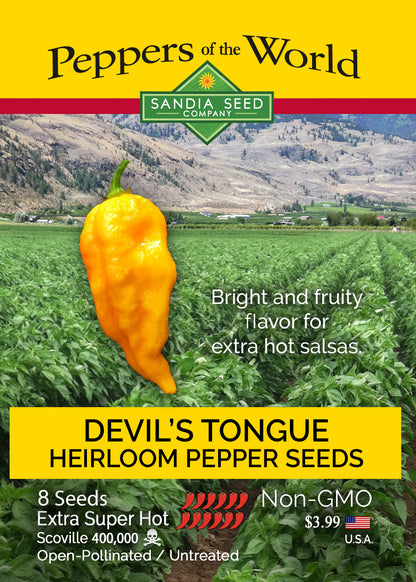Sizzling Hot Pepper Seeds 6-Pack - 15% Off