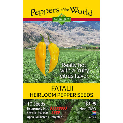 Death-Defying Super Hot Pepper Seeds - 4-Pack Discount Sale - Extreme Heat!