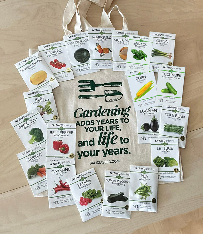 Food Garden - 20 Vegetable Seed Packets