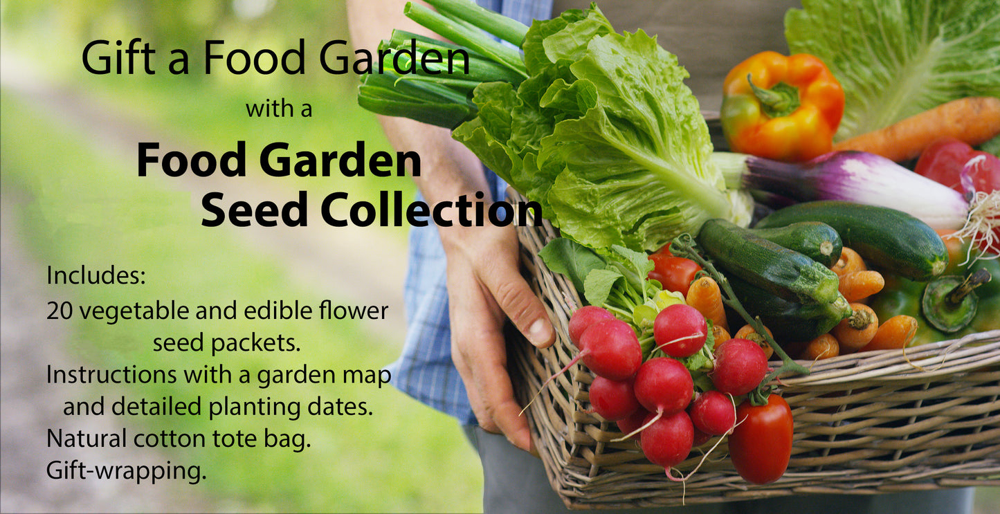 Food Garden - 20 Vegetable Seed Packets