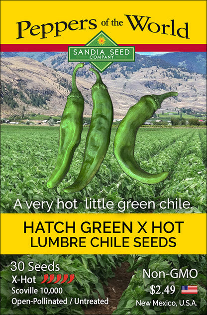 BULK Hatch Green X Hot - Lumbre - 1 lb. Seeds