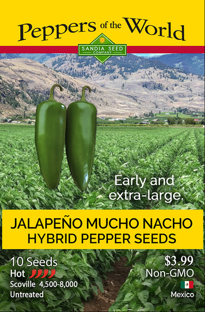 Jalapeño Mucho Nacho F1 Seeds