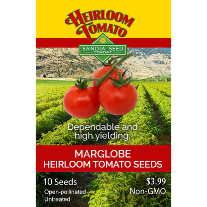 Marglobe Seeds - High Yield Tomato - Disease Tolerant