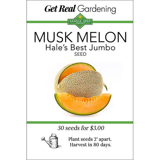 Hale's Best Jumbo Seeds - Cantaloupe Muskmelon - Sweet Flavor