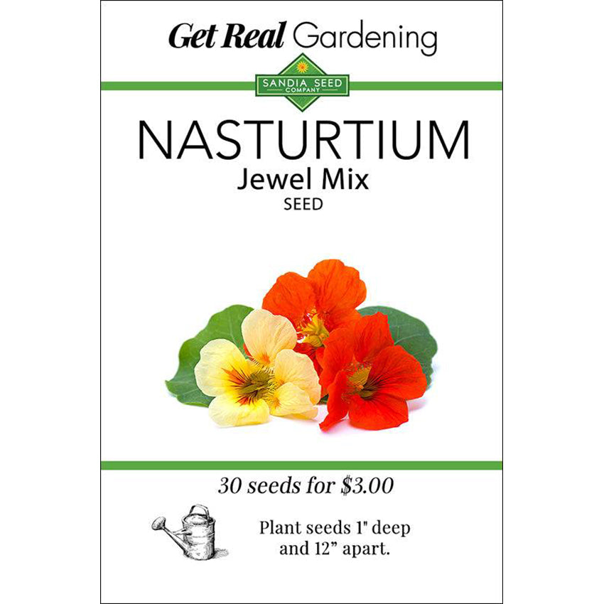 edible flower nasturtium seeds Nasturtium Jewel Mix Seeds - Edible Blooms