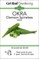 Okra - Clemson Spineless Seed