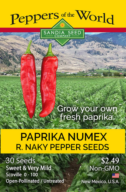 paprika plant seeds Paprika Pepper Seeds - NuMex Variety