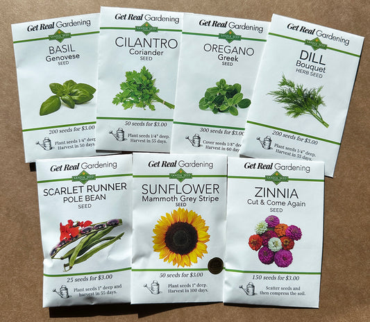 Pollinator Garden Seed Bundle - 7-Pack Discount Sale - The Best Pollinator plants for your pepper, tomato and vegetable garden