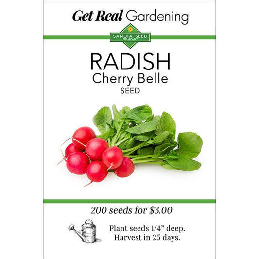 Cherry Belle Radish Seeds - Early Maturing - Easy and Fun to Grow