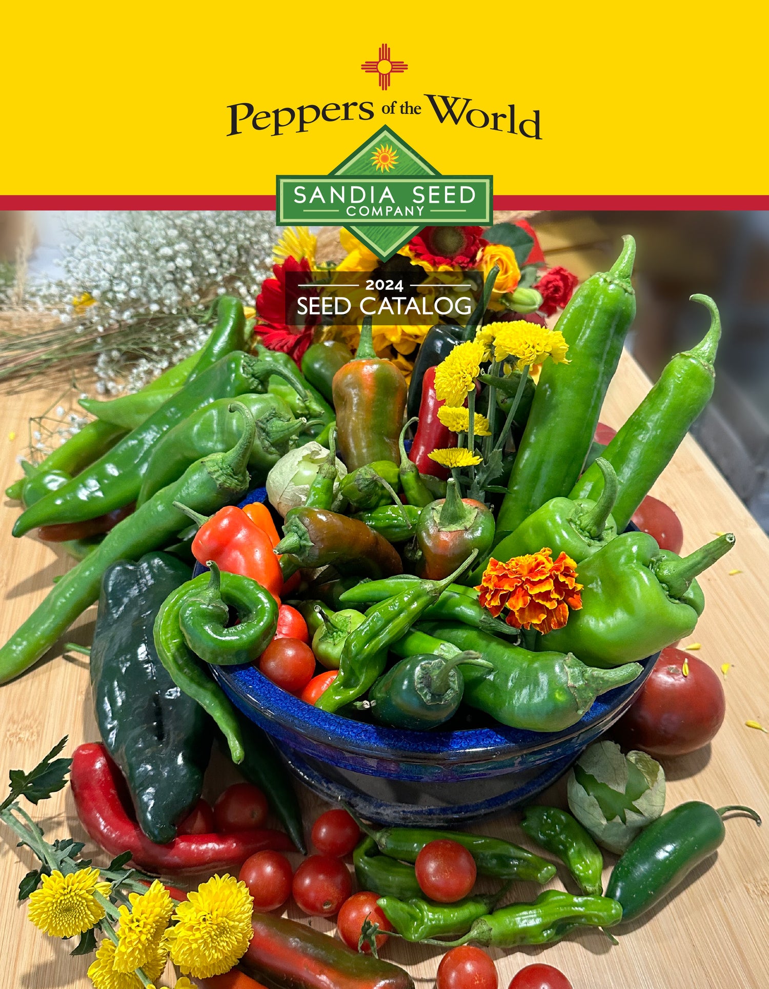2024 Seed Catalog with Peppers of the World from Sandia Seed