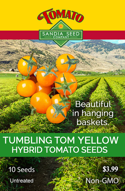 Tumbling Tom Yellow F1 Tomato Seeds