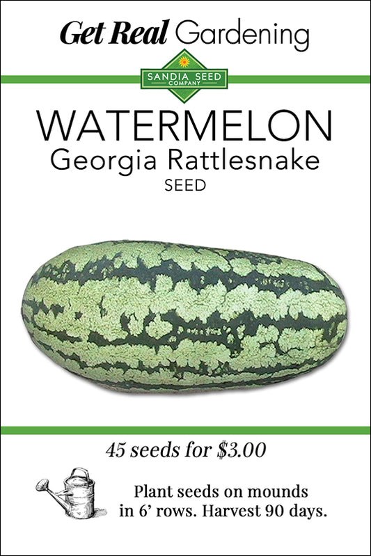 Watermelon Georgia Rattlesnake Seeds