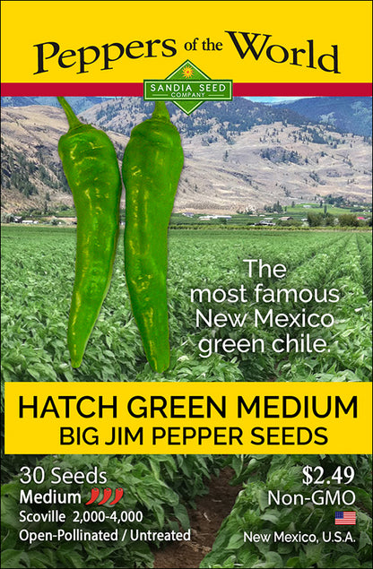 Hatch Chile Seeds - Medium Heat 