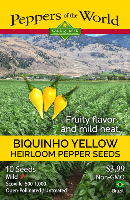 Biquinho Yellow Pepper Seeds